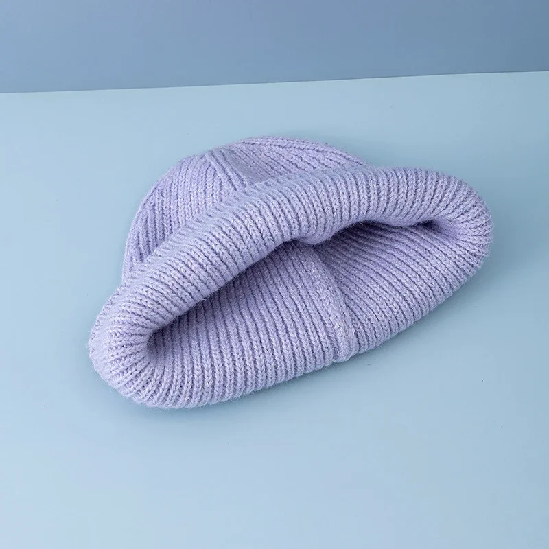 หมวกบีนนี่ถักลายริบแบบมีขอบสำห - Beanie Cuffed Knit บทวิจารณ์และราคา