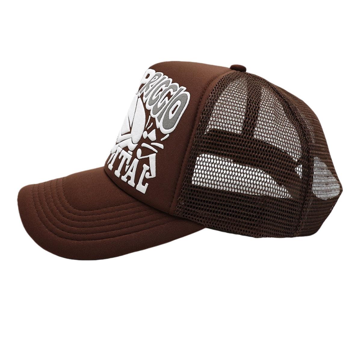 หมวกแก๊ปทรงทรัคเกอร์ลายเบสบอล  - Trucker Cap Mesh บทวิจารณ์และราคา
